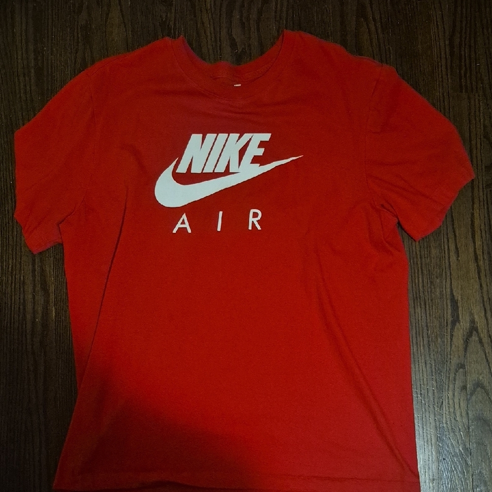 Nike Air Red Tee with White Logo